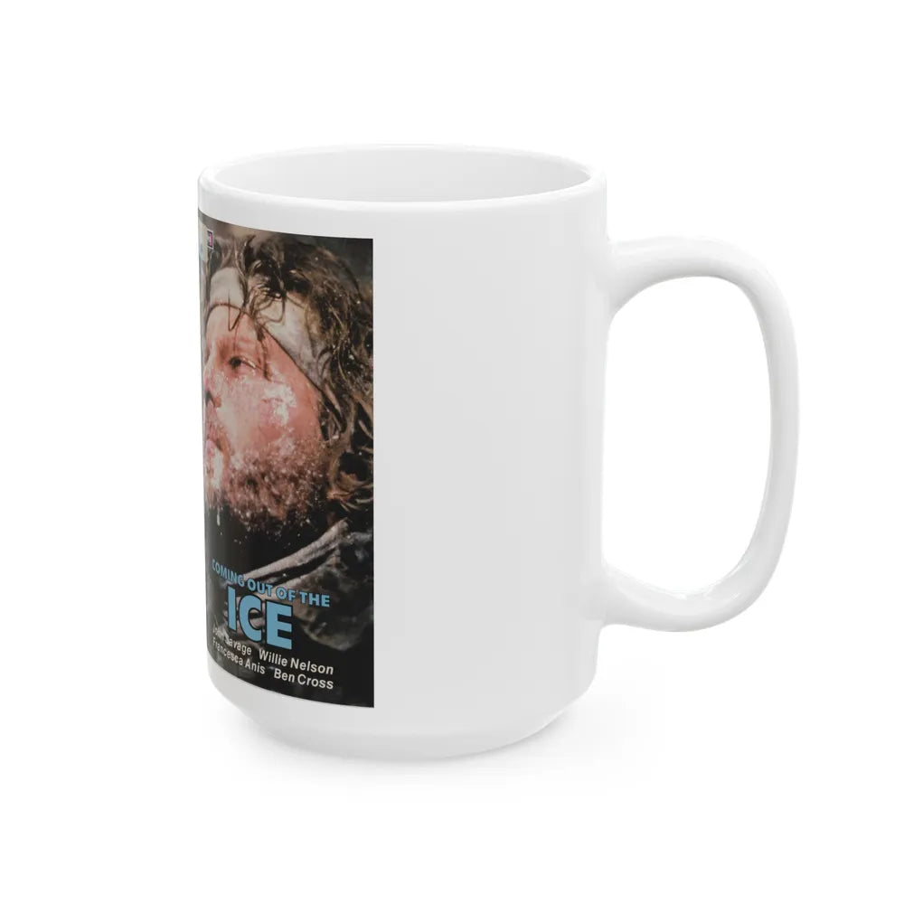 COMING OUT OF THE ICE (VHS COVER) - White Coffee Mug-Go Mug Yourself