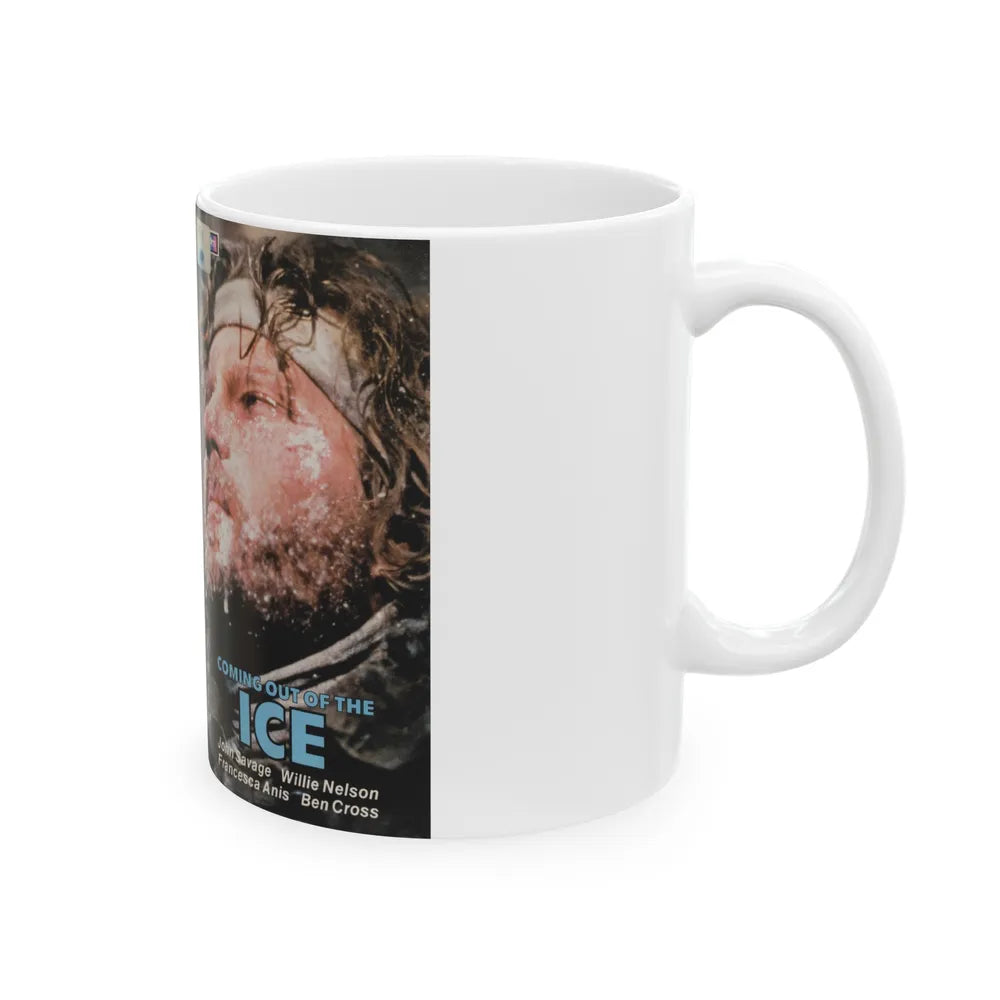 COMING OUT OF THE ICE (VHS COVER) - White Coffee Mug-Go Mug Yourself