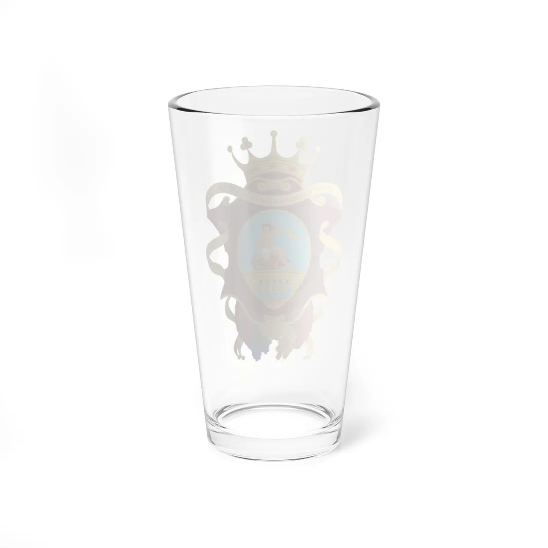 Comiso RG-Stemma (Italy) (Coat of Arms) Pint Glass 16oz - Go Mug Yourself