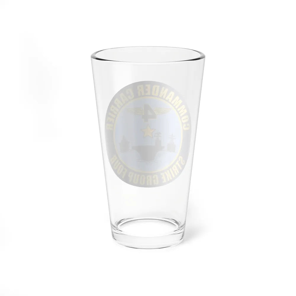 Command Carriers Strike Group 4 (U.S. Navy) Pint Glass 16oz-Go Mug Yourself