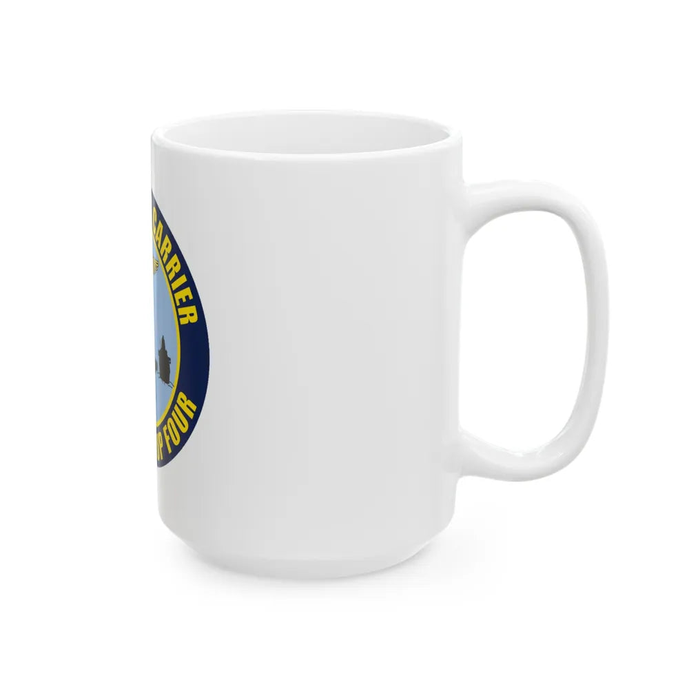 Command Carriers Strike Group 4 (U.S. Navy) White Coffee Mug-Go Mug Yourself