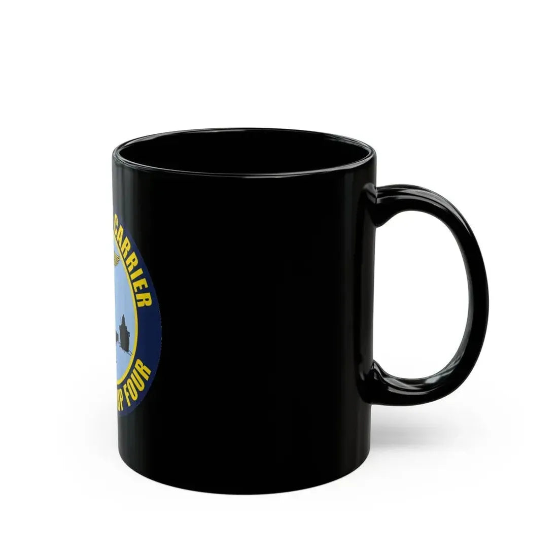 Command Carriers Strike Group 4 (U.S. Navy) Black Coffee Mug - Go Mug Yourself