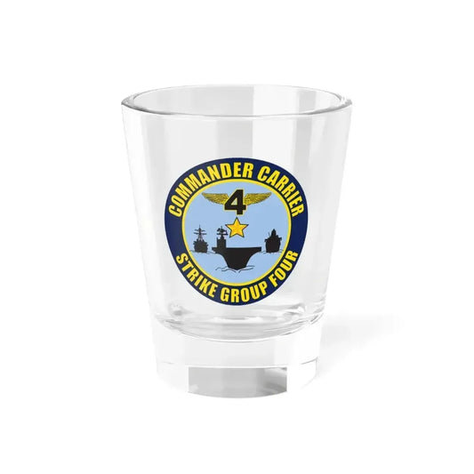 Command Carriers Strike Group 4 (U.S. Navy) Shot Glass 1.5oz 1.5oz - Go Mug Yourself