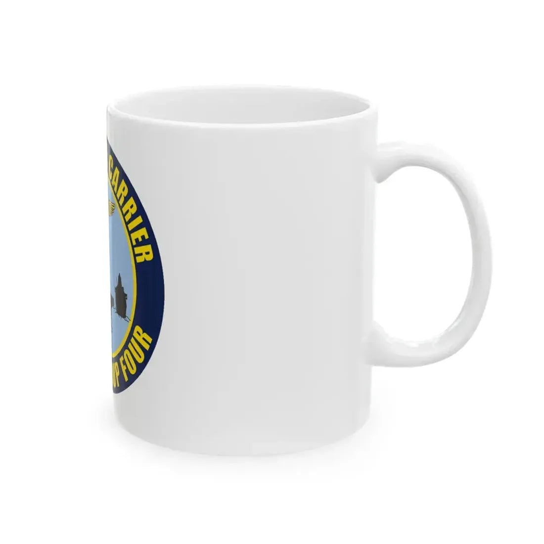 Command Carriers Strike Group 4 (U.S. Navy) White Coffee Mug - Go Mug Yourself