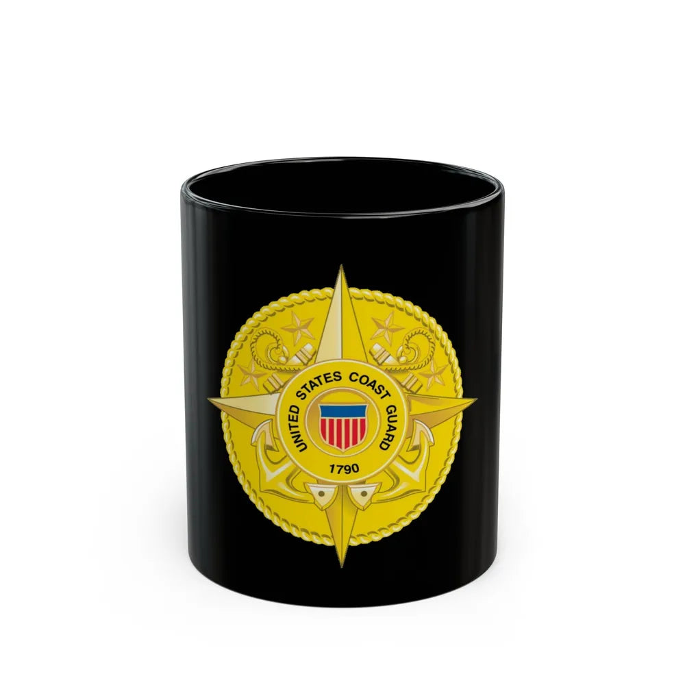 Commandant Staff (U.S. Coast Guard) Black Coffee Mug-11oz-Go Mug Yourself