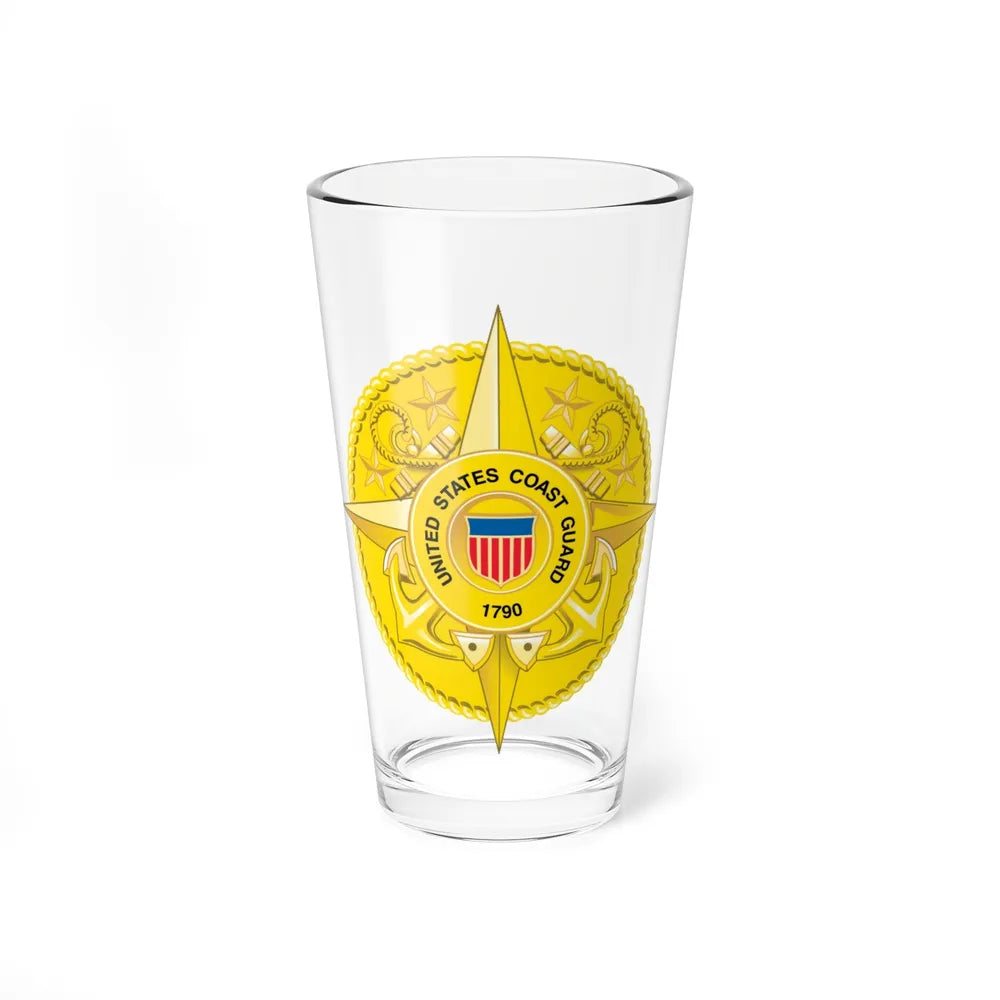 Commandant Staff (U.S. Coast Guard) Pint Glass 16oz-16oz-Go Mug Yourself