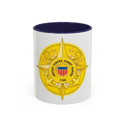 Commandant Staff (U.S. Coast Guard) Accent Coffee Mug 11oz Black - Go Mug Yourself