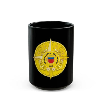 Commandant Staff (U.S. Coast Guard) Black Coffee Mug 15oz - Go Mug Yourself