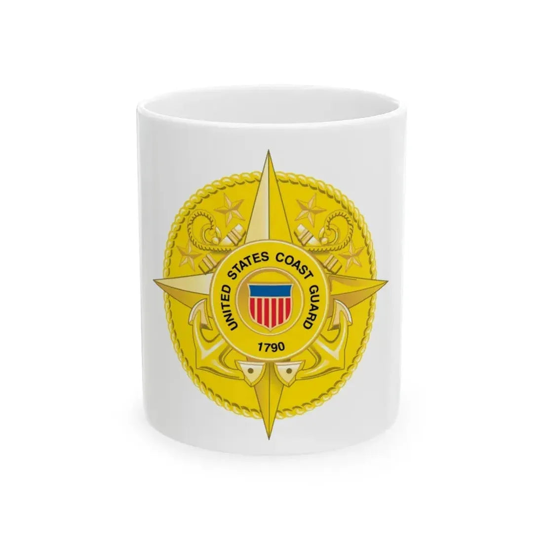 Commandant Staff (U.S. Coast Guard) White Coffee Mug 11oz - Go Mug Yourself