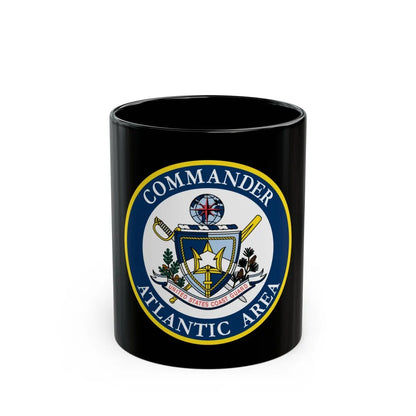 COMMANDER ATLANTIC AREA (U.S. Coast Guard) Black Coffee Mug-11oz-Go Mug Yourself