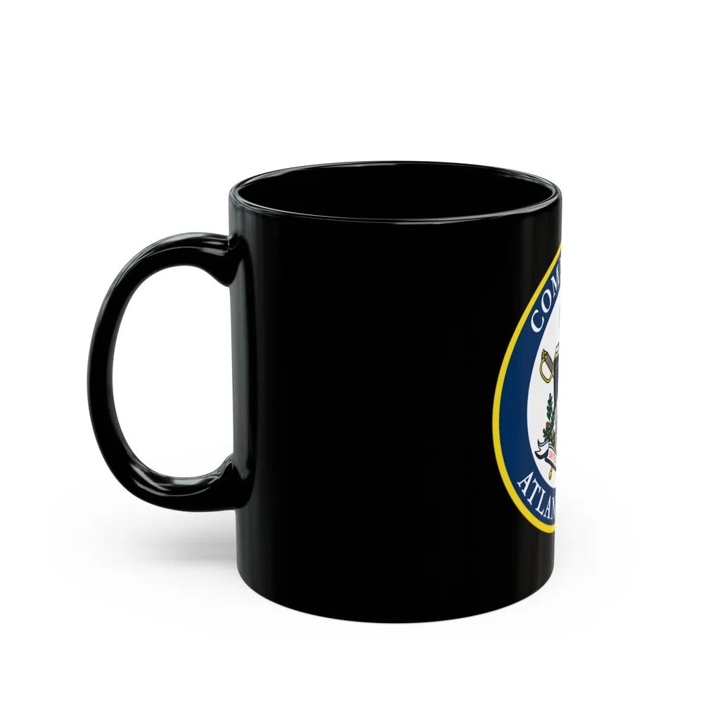 COMMANDER ATLANTIC AREA (U.S. Coast Guard) Black Coffee Mug-Go Mug Yourself