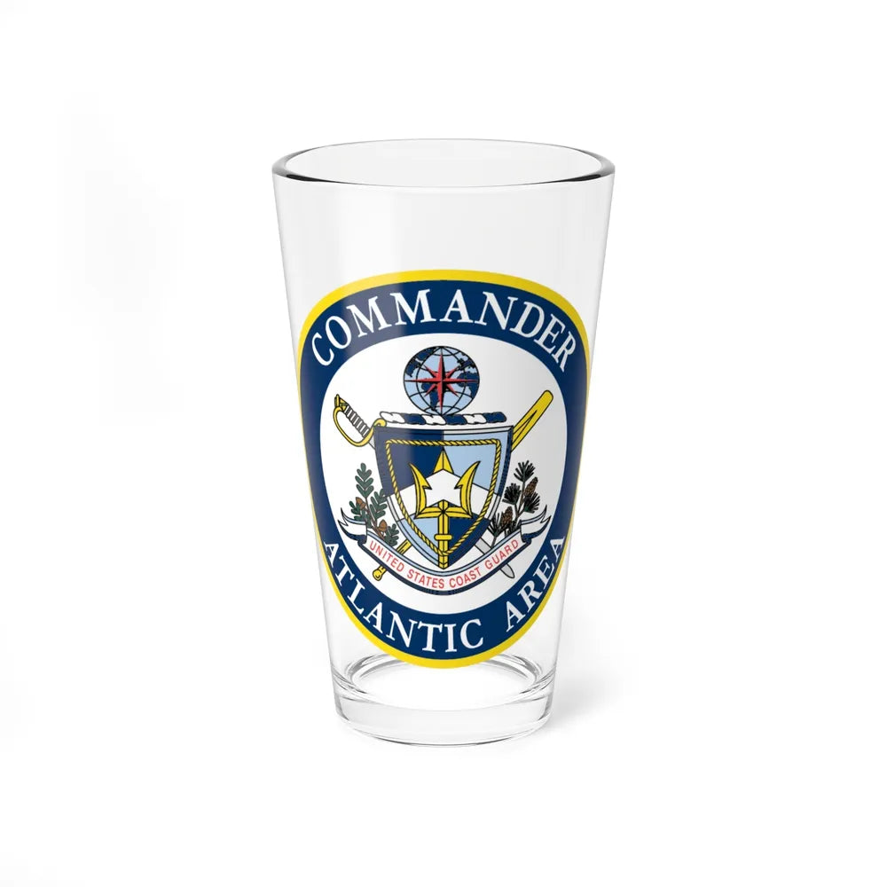 COMMANDER ATLANTIC AREA (U.S. Coast Guard) Pint Glass 16oz-16oz-Go Mug Yourself