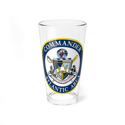 COMMANDER ATLANTIC AREA (U.S. Coast Guard) Pint Glass 16oz-16oz-Go Mug Yourself