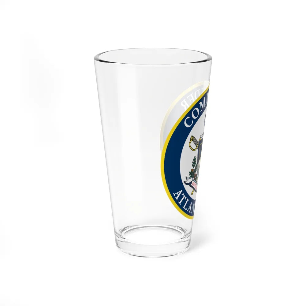 COMMANDER ATLANTIC AREA (U.S. Coast Guard) Pint Glass 16oz-Go Mug Yourself