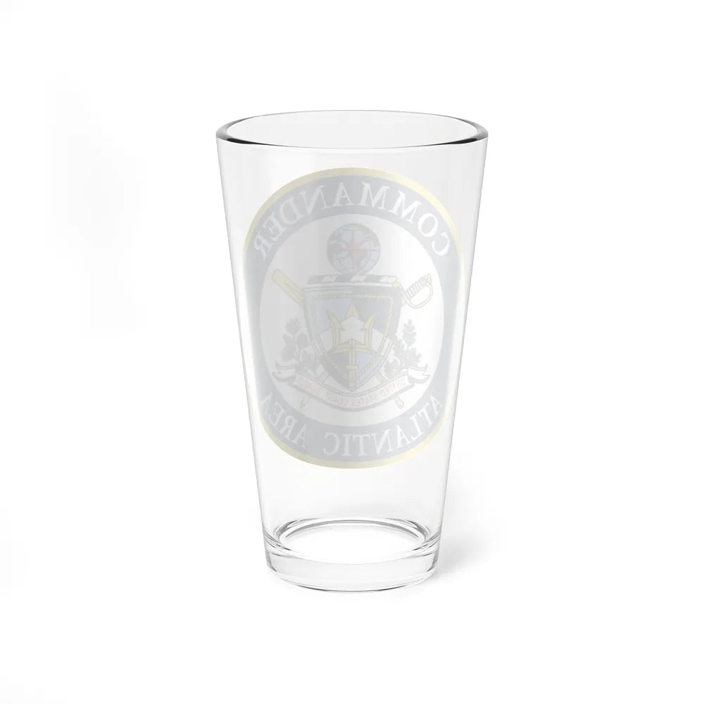 COMMANDER ATLANTIC AREA (U.S. Coast Guard) Pint Glass 16oz-Go Mug Yourself