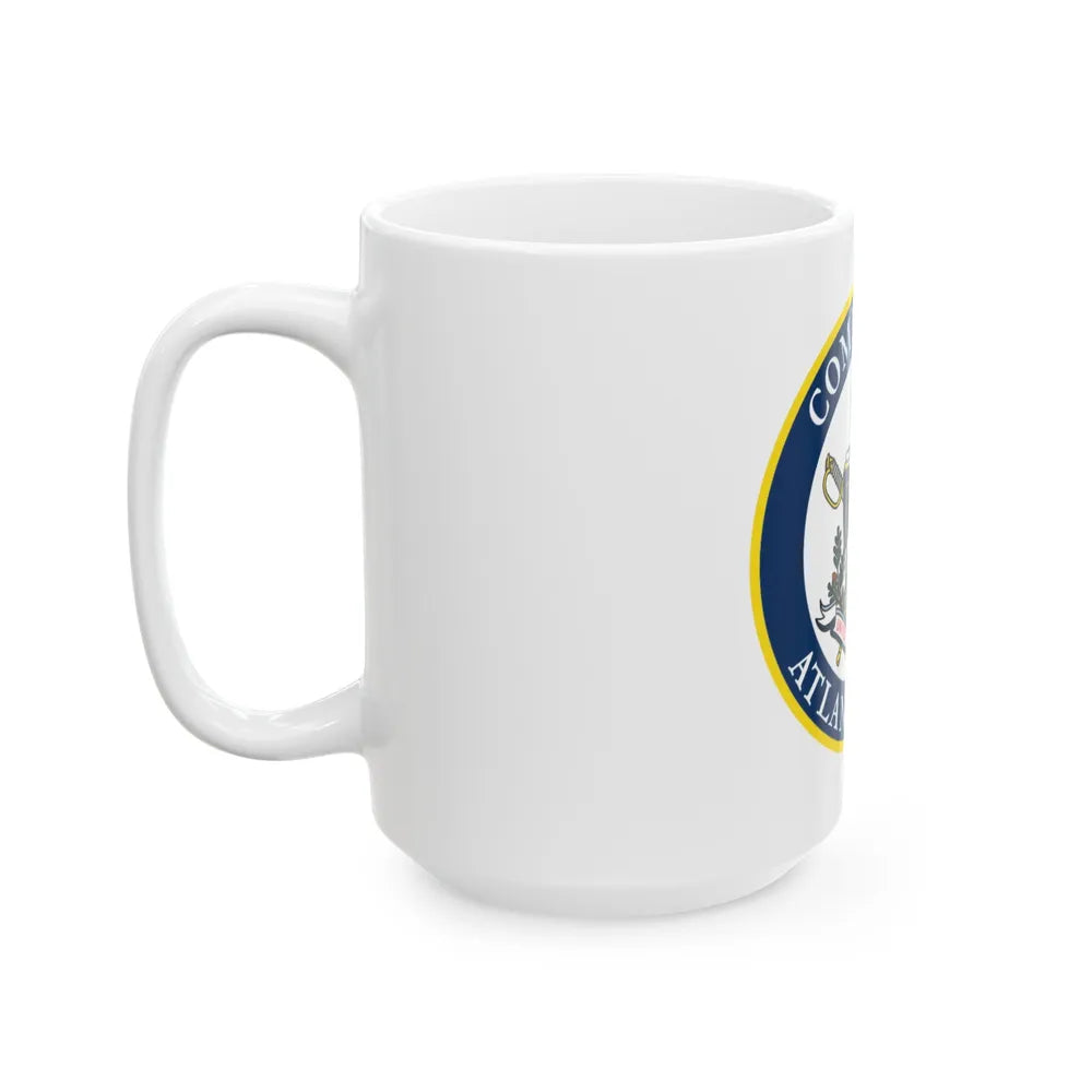 COMMANDER ATLANTIC AREA (U.S. Coast Guard) White Coffee Mug-Go Mug Yourself