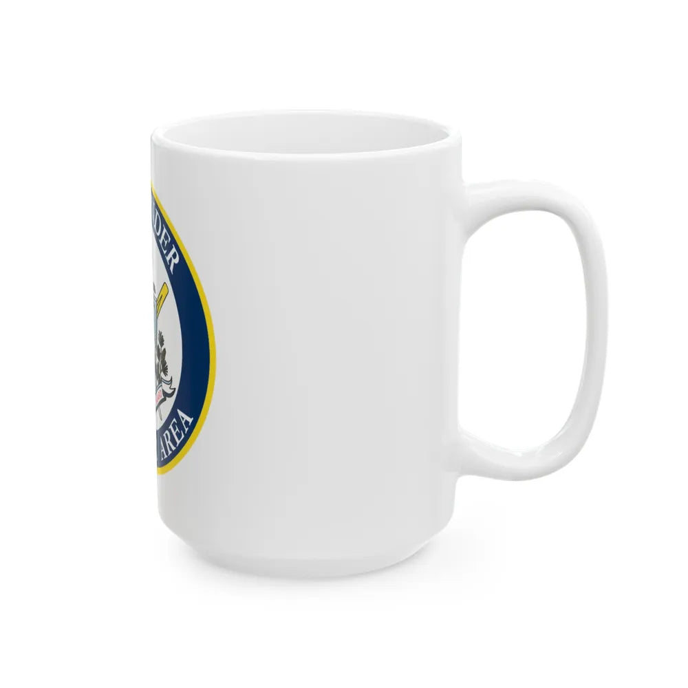 COMMANDER ATLANTIC AREA (U.S. Coast Guard) White Coffee Mug-Go Mug Yourself