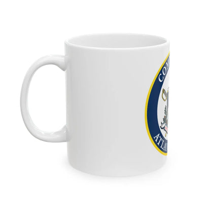 COMMANDER ATLANTIC AREA (U.S. Coast Guard) White Coffee Mug-Go Mug Yourself