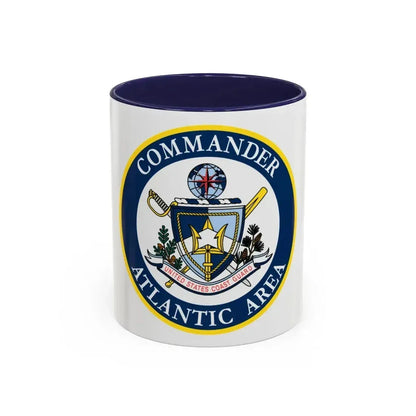 COMMANDER ATLANTIC AREA (U.S. Coast Guard) Accent Coffee Mug 11oz Navy - Go Mug Yourself