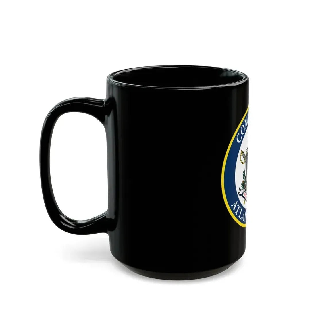 COMMANDER ATLANTIC AREA (U.S. Coast Guard) Black Coffee Mug - Go Mug Yourself
