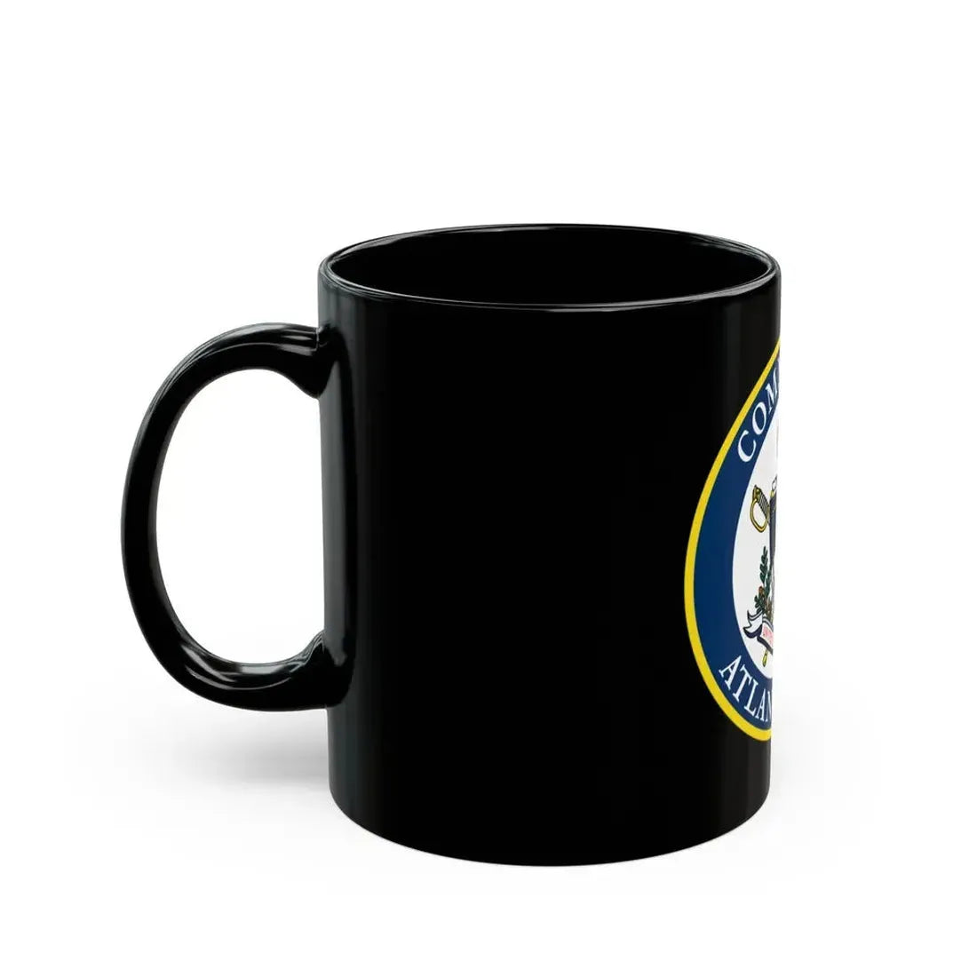 COMMANDER ATLANTIC AREA (U.S. Coast Guard) Black Coffee Mug - Go Mug Yourself