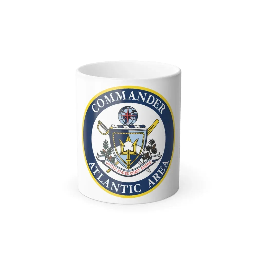 COMMANDER ATLANTIC AREA (U.S. Coast Guard) Color Changing Coffee Mug 11oz - Go Mug Yourself