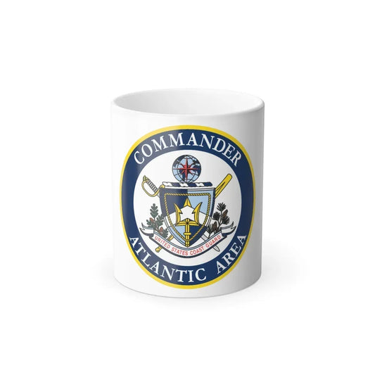COMMANDER ATLANTIC AREA (U.S. Coast Guard) Color Changing Coffee Mug 11oz - Go Mug Yourself