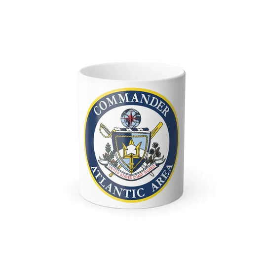COMMANDER ATLANTIC AREA (U.S. Coast Guard) Color Changing Coffee Mug 11oz - Go Mug Yourself