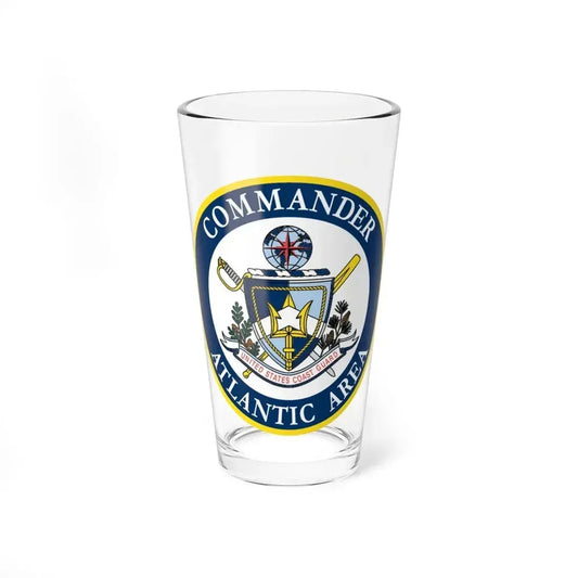 COMMANDER ATLANTIC AREA (U.S. Coast Guard) Pint Glass 16oz 16oz - Go Mug Yourself