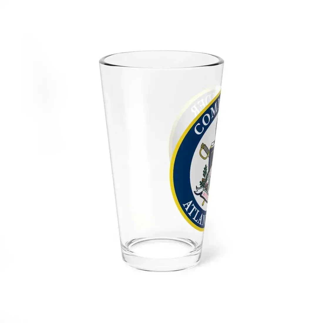 COMMANDER ATLANTIC AREA (U.S. Coast Guard) Pint Glass 16oz - Go Mug Yourself