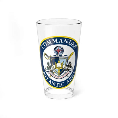COMMANDER ATLANTIC AREA (U.S. Coast Guard) Pint Glass 16oz - Go Mug Yourself