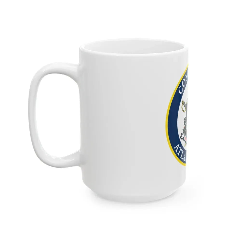 COMMANDER ATLANTIC AREA (U.S. Coast Guard) White Coffee Mug - Go Mug Yourself