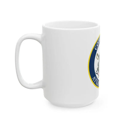 COMMANDER ATLANTIC AREA (U.S. Coast Guard) White Coffee Mug - Go Mug Yourself