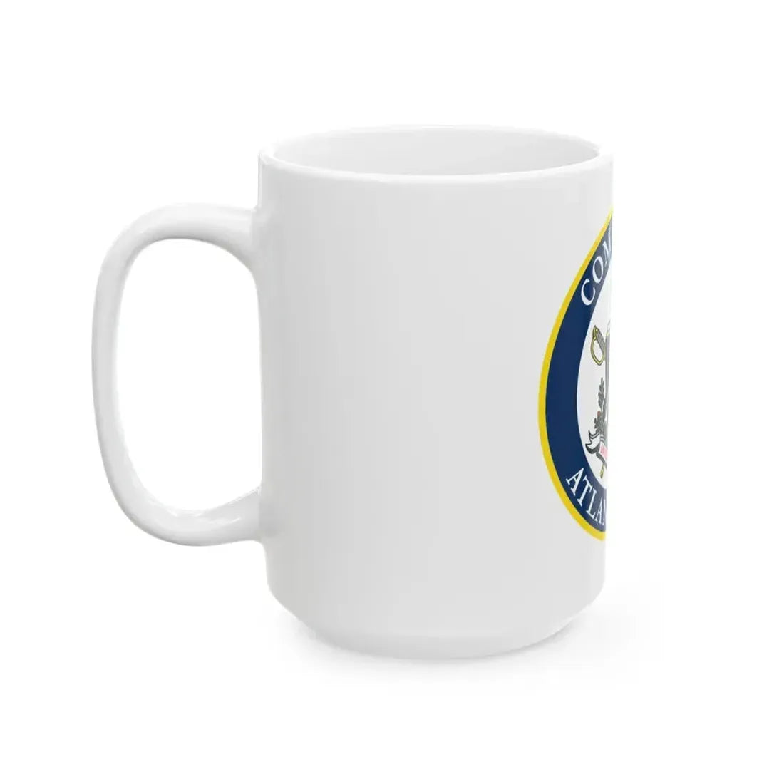 COMMANDER ATLANTIC AREA (U.S. Coast Guard) White Coffee Mug - Go Mug Yourself