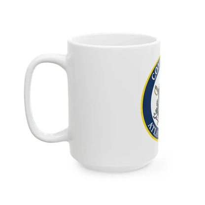 COMMANDER ATLANTIC AREA (U.S. Coast Guard) White Coffee Mug - Go Mug Yourself