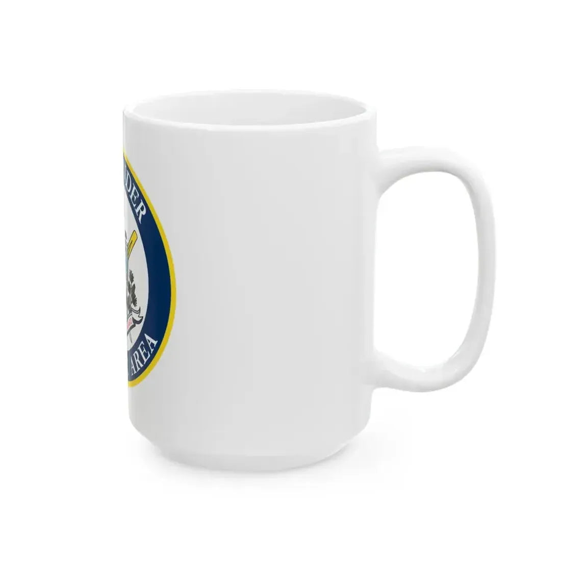 COMMANDER ATLANTIC AREA (U.S. Coast Guard) White Coffee Mug - Go Mug Yourself