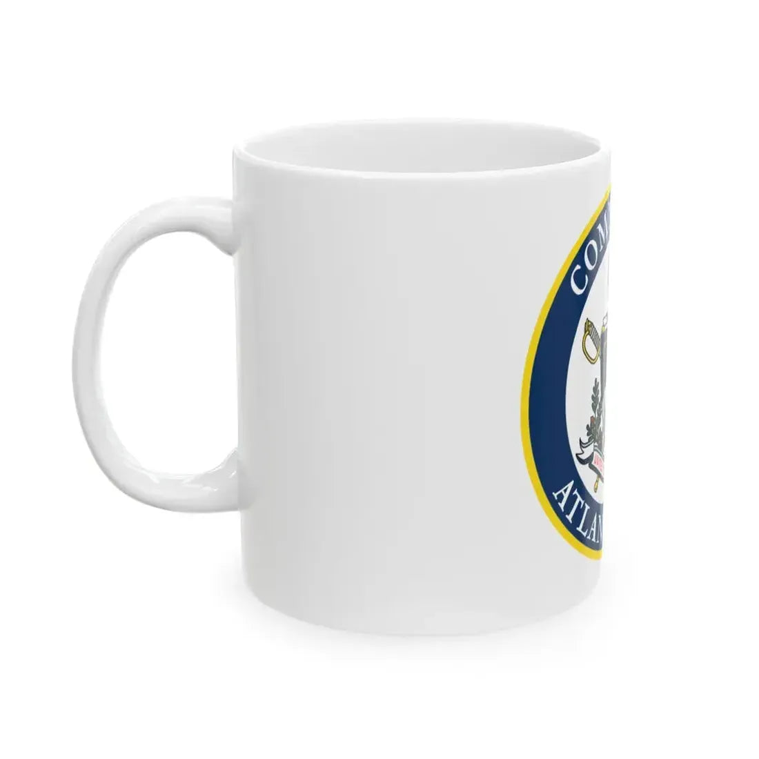 COMMANDER ATLANTIC AREA (U.S. Coast Guard) White Coffee Mug - Go Mug Yourself