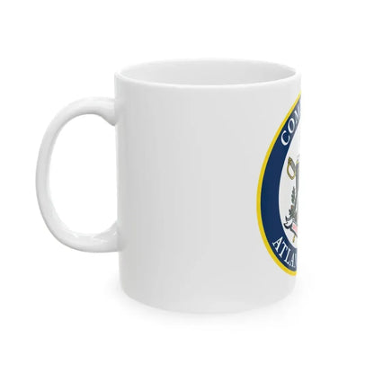 COMMANDER ATLANTIC AREA (U.S. Coast Guard) White Coffee Mug - Go Mug Yourself