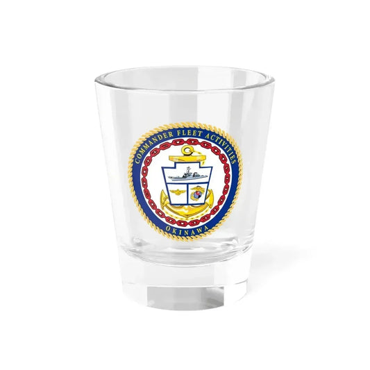 COMMANDER FLEET ACTIVITIES OKINAWA (U.S. Navy) Shot Glass 1.5oz 1.5oz - Go Mug Yourself