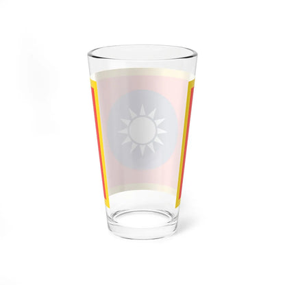 Commander-in-Chief Flag of the Republic of China (China) Pint Glass 16oz - Go Mug Yourself
