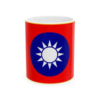 Commander-in-Chief Flag of the Republic of China (China) White Coffee Mug 11oz - Go Mug Yourself