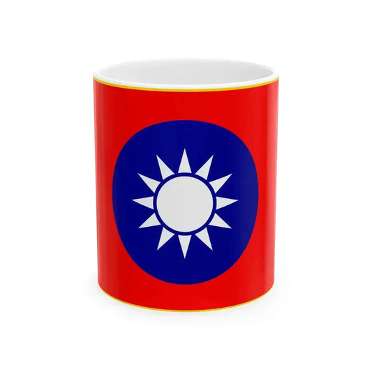 Commander-in-Chief Flag of the Republic of China (China) White Coffee Mug 11oz - Go Mug Yourself