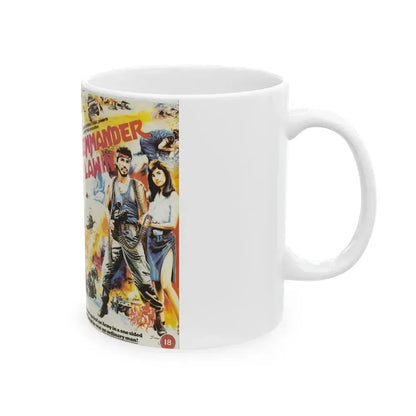 COMMANDER LAWIN (VHS COVER) - White Coffee Mug - Go Mug Yourself