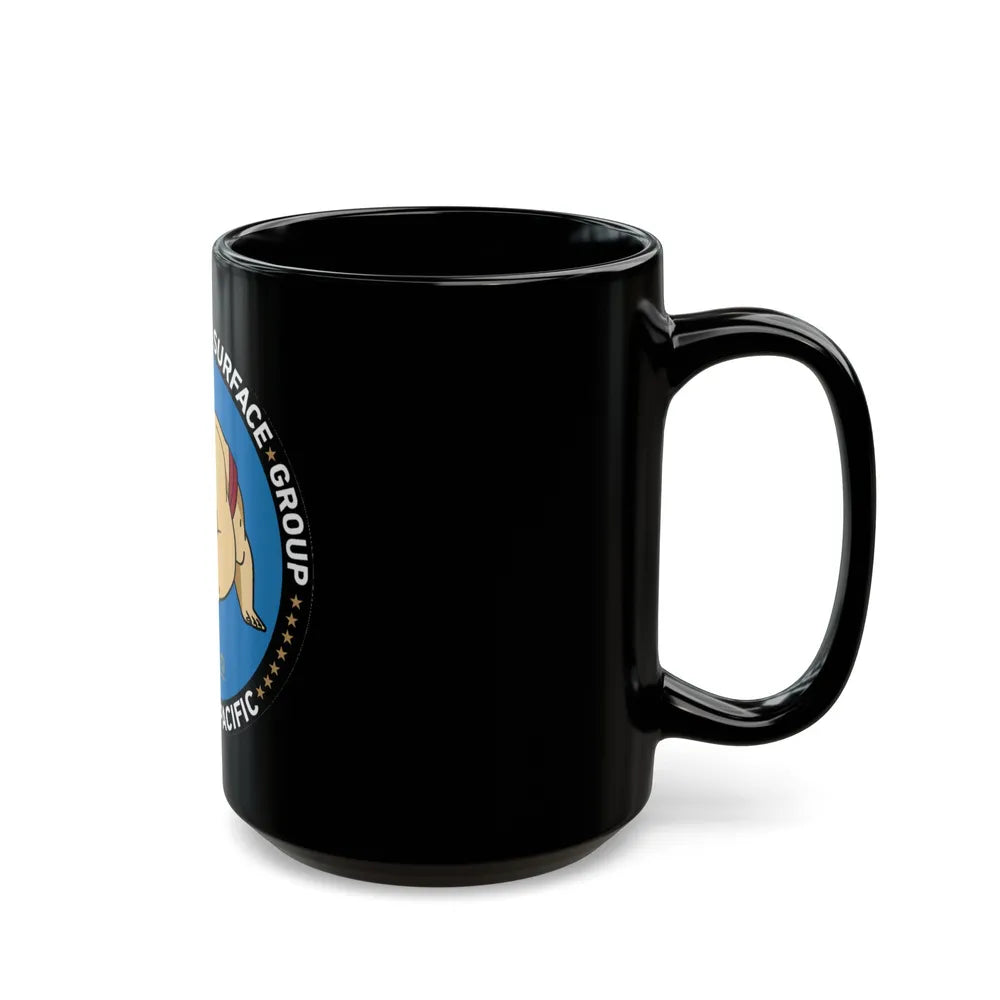 Commander Naval Surface Group West Pacific (U.S. Navy) Black Coffee Mug-Go Mug Yourself