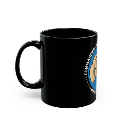 Commander Naval Surface Group West Pacific (U.S. Navy) Black Coffee Mug-Go Mug Yourself