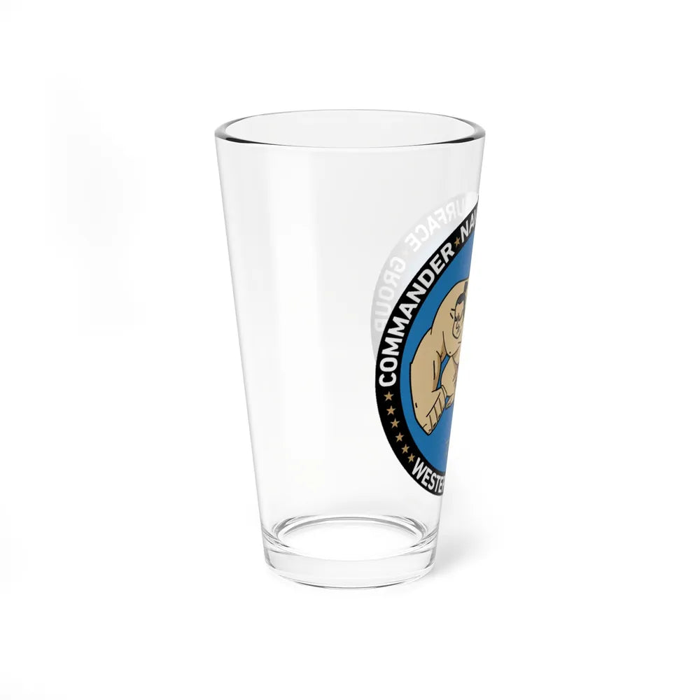 Commander Naval Surface Group West Pacific (U.S. Navy) Pint Glass 16oz-Go Mug Yourself