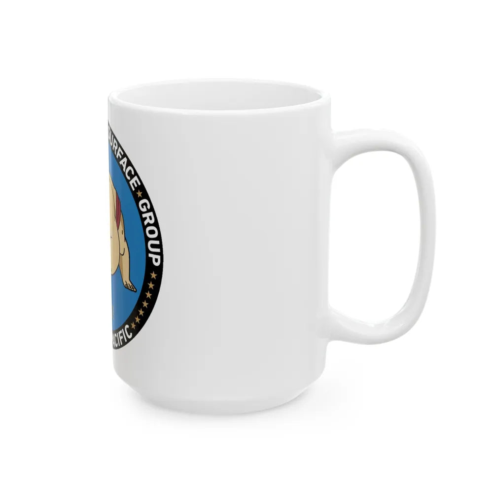 Commander Naval Surface Group West Pacific (U.S. Navy) White Coffee Mug-Go Mug Yourself