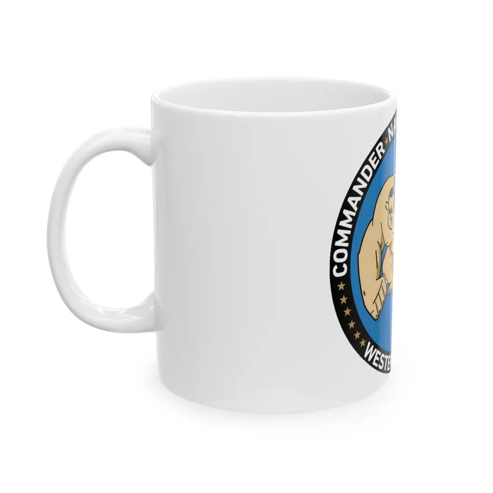 Commander Naval Surface Group West Pacific (U.S. Navy) White Coffee Mug-Go Mug Yourself