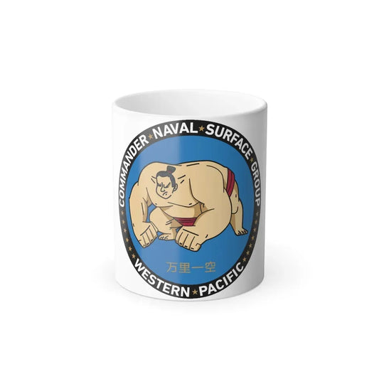 Commander Naval Surface Group West Pacific (U.S. Navy) Color Changing Mug 11oz Default Title 11oz - Go Mug Yourself