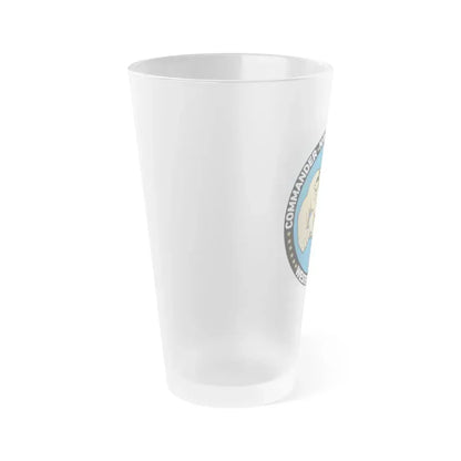 Commander Naval Surface Group West Pacific (U.S. Navy) Frosted Pint Glass 16oz - Go Mug Yourself